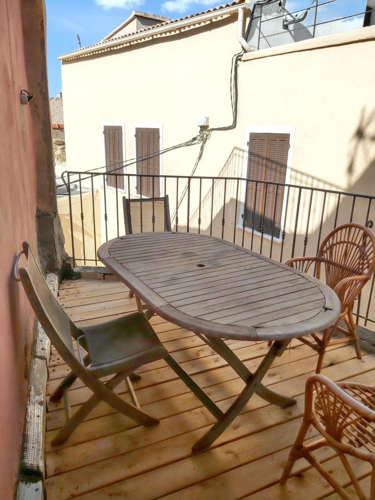 Appartement Charmant A Algajola Avec Terrasse Exterior foto
